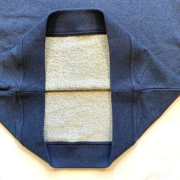 NEW Public Rec Sweater Mens Small Blue Sweatshirt Weekend Crew Pima French Terry - Picture 8 of 12